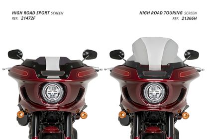 Puig Touring High - Road Transparent Windscherm