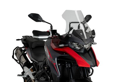 Puig Frontale Extended Donkergrijs Moto deflector