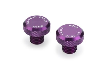 Puig Cache Pas Vis Violet JEU BOUCHONS M10 125 Spiegelkappen