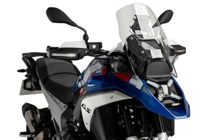 Puig Frontale Extended Fumé claire Moto deflector