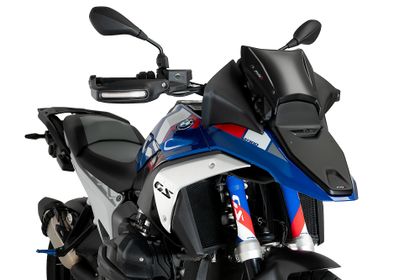 Puig Frontale Extended Mat Zwart Moto deflector