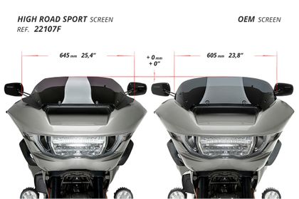 Puig Sport High - Road Transparent Windscherm