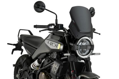 Puig Sport Zwart mat Windscherm