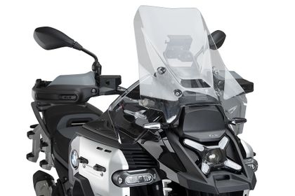 Puig Frontale Extended Fumé claire Moto deflector