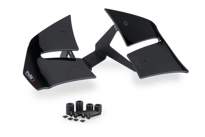 Puig D12 Black Lateral fins Ref : PUI02957A / 22416N 