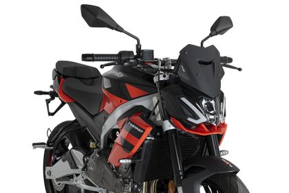 Puig Sport Matte Zwart Windscherm