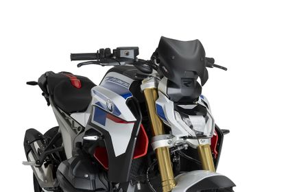 Puig Sport Matte Zwart Windscherm