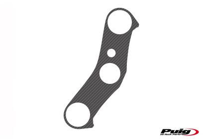 Protection té de fourche Puig Xtreme Apparence carbone