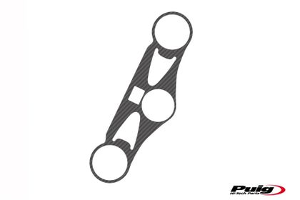 Protection té de fourche Puig Xtreme Apparence carbone Ref : PUI03362A / 4759C 