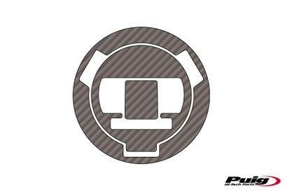 Protection bouchon de réservoir Puig X - treme Apparence carbone Ref : PUI03701A / 8383C 