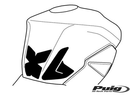 Puig Specifieke koolstofuiterlijk Tankgrip Ref: PUI03715A / 8437C 