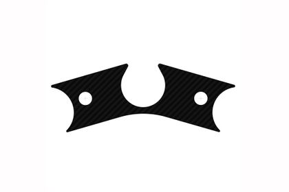 Protection té de fourche Puig Xtreme Apparence carbone Ref : PUI03876A / 9846C YAMAHA 600 YZF-R6 (RJ27) - 2017 - 2021 - 2024