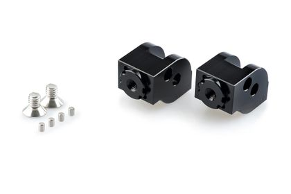 Adaptateur repose pied Puig réglables pilote passager Noire