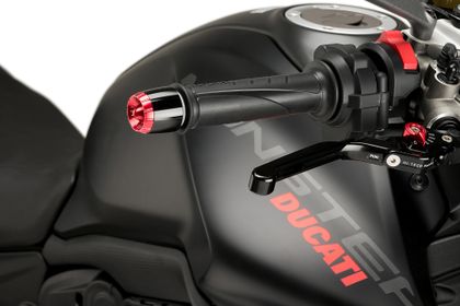 Extremidades do guiador Puig Thruster Noire