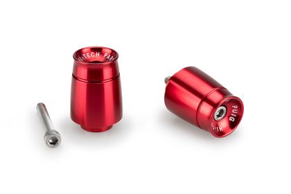 Extremidades do guiador Puig Sport Vermelho