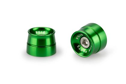Extremidades do guiador Puig Speed Vert Ref.: PUI04253A / 21013V 