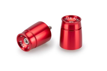 Extremidades do guiador Puig Sport Vermelho