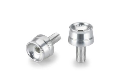 Extremidades do guiador Puig Speed Argent