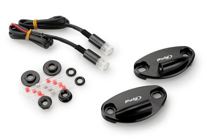 Obturadores de retrovisor Puig Caches Clignotantes Tab Preto Ref.: PUI04722A / 22041N 