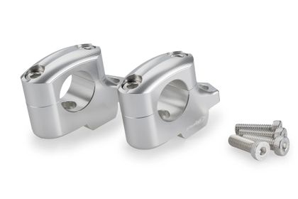 Puig Pullback Zilver Hoogte 25mm diameter 29mm Stuurklemmen