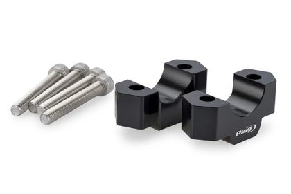 Puig Zwart Hoogte 20mm Stuurklemmen