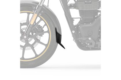 Extension de garde-boue Puig avant Noire Ref : PUI04956A / 22980N ROYAL ENFIELD 350 METEOR 350 - 2021 - 2026