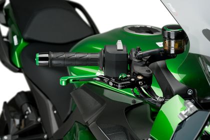 Extremidades do guiador Puig Thruster Noire
