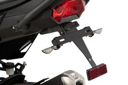 Puig Zwart Plaathouder Ref: PUI05491A / 9475N KAWASAKI 300 VERSYS-X 300 ABS (KLE300C) - 2017 - 2020