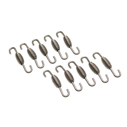 Ressort d'échappement Replay POT 50mm INOX DIAM 1,6mm CROCHET TOURNANT x10 Universel