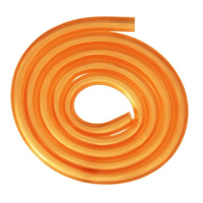 Durite d'essence Replay PU 5x9 TRANSPARENT ORANGE 1 M Universel Ref : REPL00083A / 143921 