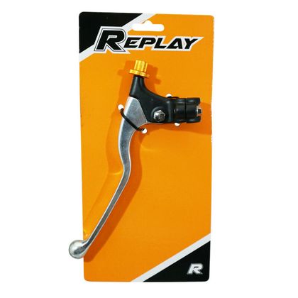 Replay CLUTCH LEVER 50 WITH ALUMINIUM BOX - POLISHED Universal Handlebar grips