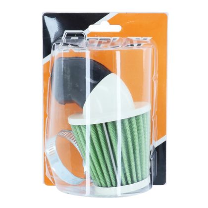 Filtre à air Replay KN MIDDLE FO VERT - BLANC FIXATION ORIENTABLE DIAM 35 - 28 Universel