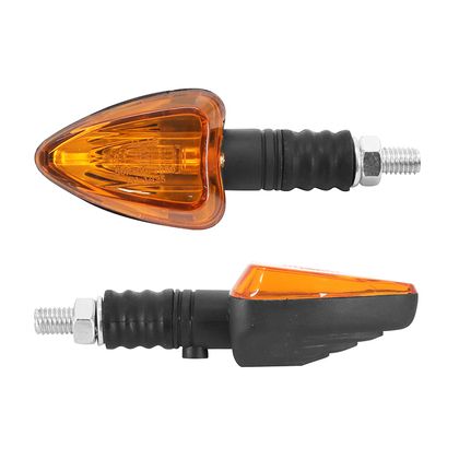 Replay UNIVERSELLES DREIECK MIT BA9S ORANGE GLÜHBIRNE - KURZE BASIS ANZEIGE L 83mm - H 37mm 27mm CE-ZERTIFIZIERT PAAR Blinker Universell Ref : REPL00224A / 769 