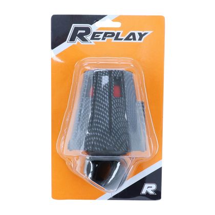 Replay E5 BOX CARBON GLÄNZEND ROTER SCHIUMA BIEGUNG 45 DURCHMESSER 35 - 28 Luftfilter Universell