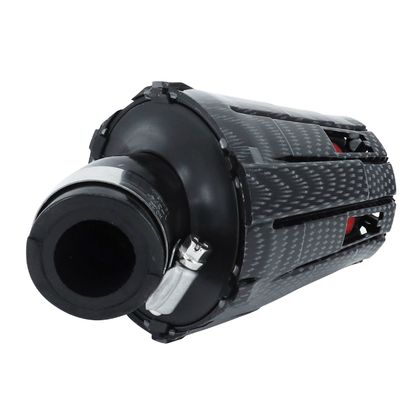 Replay E5 BOX CARBON GLÄNZEND ROTER SCHIUMA BIEGUNG 45 DURCHMESSER 35 - 28 Luftfilter Universell