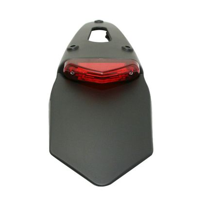 Support de plaque Replay IMMATRICULATION FEU 50 A BOITE - MOTO SP ROUGE LEDS L 328mm - H 55mm 110mm Universel