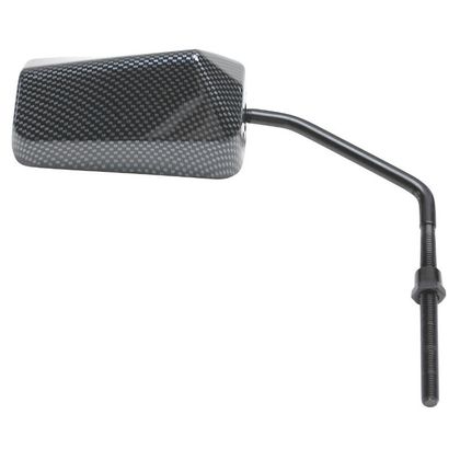 Rétroviseur Replay SCOOT F1 DIAM 8 REVERSIBLE CARBONE x1 TIGE LONGUE LIVRE ADAPTATEUR 8mm PAS A GAUCHE Universel Ref : REPL00279A / 1204 