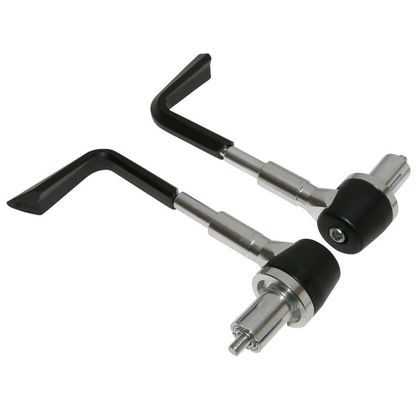 Replay SILVER ALUMINIUM RACING BRAKE - HANDLEBAR END CAPS FOR ALL TYPES PAIR Universal Lever protection