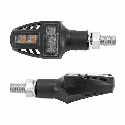 Replay UNIVERSAL T COMPACT 5 LED POSITION STOP LIGHT TRANSPARENT - L 56mm - H 27mm - D 23mm CE APPROVED PAIR Universal Direction indicator Ref : REPL00281A / 126201 