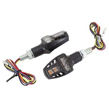 Replay UNIVERSAL T COMPACT 5 LED POSITION STOP LIGHT TRANSPARENT - L 56mm - H 27mm - D 23mm CE APPROVED PAIR Universal Direction indicator