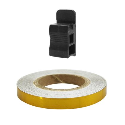 Filet de jantes Replay AUTOCOLLANT STICKER OR 7mm 6M APPLICATEUR Universel