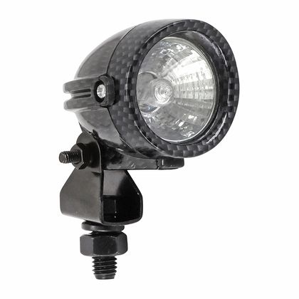 Feux arrière Replay FEU ADDITIONNEL HALOGENE ORIENTABLE DIAM EXT 40mm CARBONE 20W AMPOULE DICHROIQUE 35mm Universel Ref : REPL00328A / 15452 