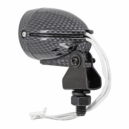 Feux arrière Replay FEU ADDITIONNEL HALOGENE ORIENTABLE DIAM EXT 40mm CARBONE 20W AMPOULE DICHROIQUE 35mm Universel