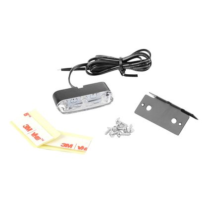 Replay MINI REGISTRATION 3 LEDS TRANSPARENT - MOUNTING BRACKET L 40mm - H 10mm 18mm CE APPROVED Universal Plate light