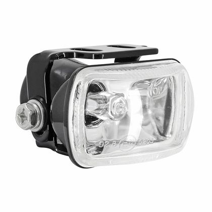 Feux Replay FEU ADDITIONNEL HALOGENE ORIENTABLE LONGUE PORTEE RECTANGLE H3 12V 55W HOMOLOGUE CE IDEAL PLAQUE NUMERO CROSS Universel Ref : REPL00402A / 26426 