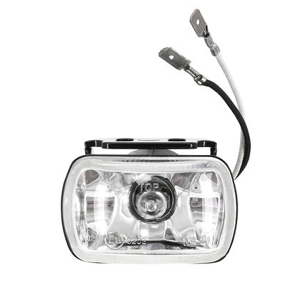Feux Replay FEU ADDITIONNEL HALOGENE ORIENTABLE LONGUE PORTEE RECTANGLE H3 12V 55W HOMOLOGUE CE IDEAL PLAQUE NUMERO CROSS Universel