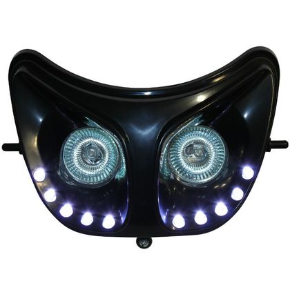 Phare avant Replay DOUBLE OPTIQUE 50 A BOITE RR8 Ref : REPL00406A / 28720 DERBI 50 SENDA 50 SM X-TREM - 2000 - 2013