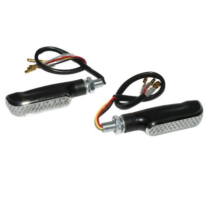 Replay UNIVERSAL FUSE 10 LEDS TRANSPARENT - STOP LIGHT FUNCTION 80mm - H 18mm - L 28mm CE APPROVED PAIR Universal Direction indicator