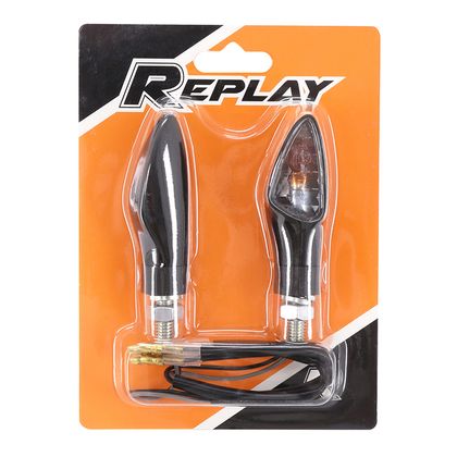 Replay UNIVERSAL BAU9S BULB TRIANGLE - SHORT BASE L 68mm - H 23mm 20mm CE APPROVED PAIR Universal Direction indicator