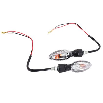 Replay UNIVERSAL SQUALE WITH BAU9S TRANSPARENT BULB - SHORT BASE L 90mm - H 30mm 25mm CE APPROVED PAIR Universal Direction indicator